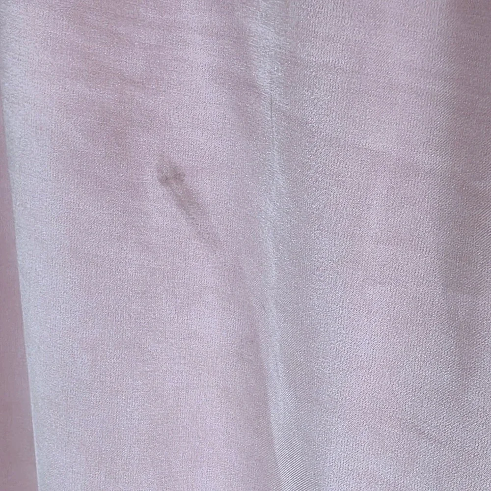 Juicy Couture Pink Satin Sleepwear Pants Rhinestone‎ Logo Wide Leg Size M lounge